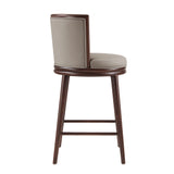 Evalyn Barstool in Taupe (set of 3) - Ornate Home