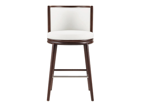 Evalyn Barstool in White - Ornate Home