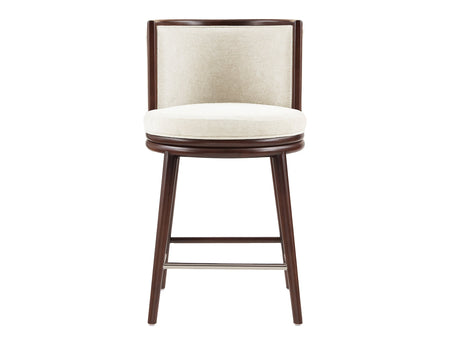 Evalyn Counter Stool in Cream - Ornate Home