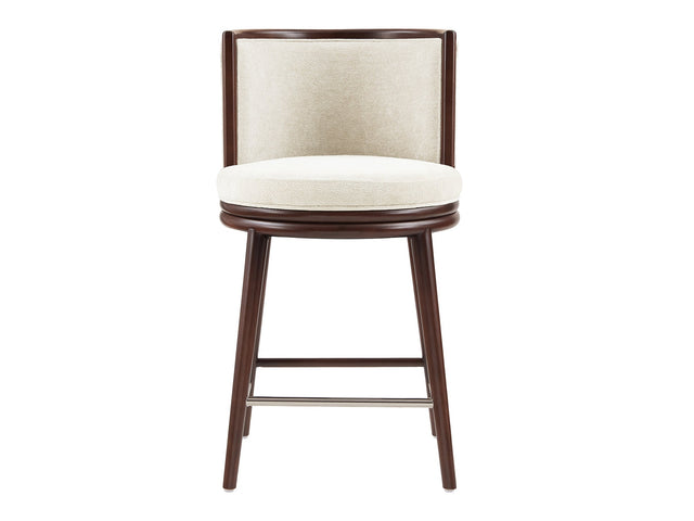 Evalyn Counter Stool in Cream - Ornate Home