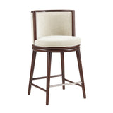 Evalyn Counter Stool in Cream - Ornate Home