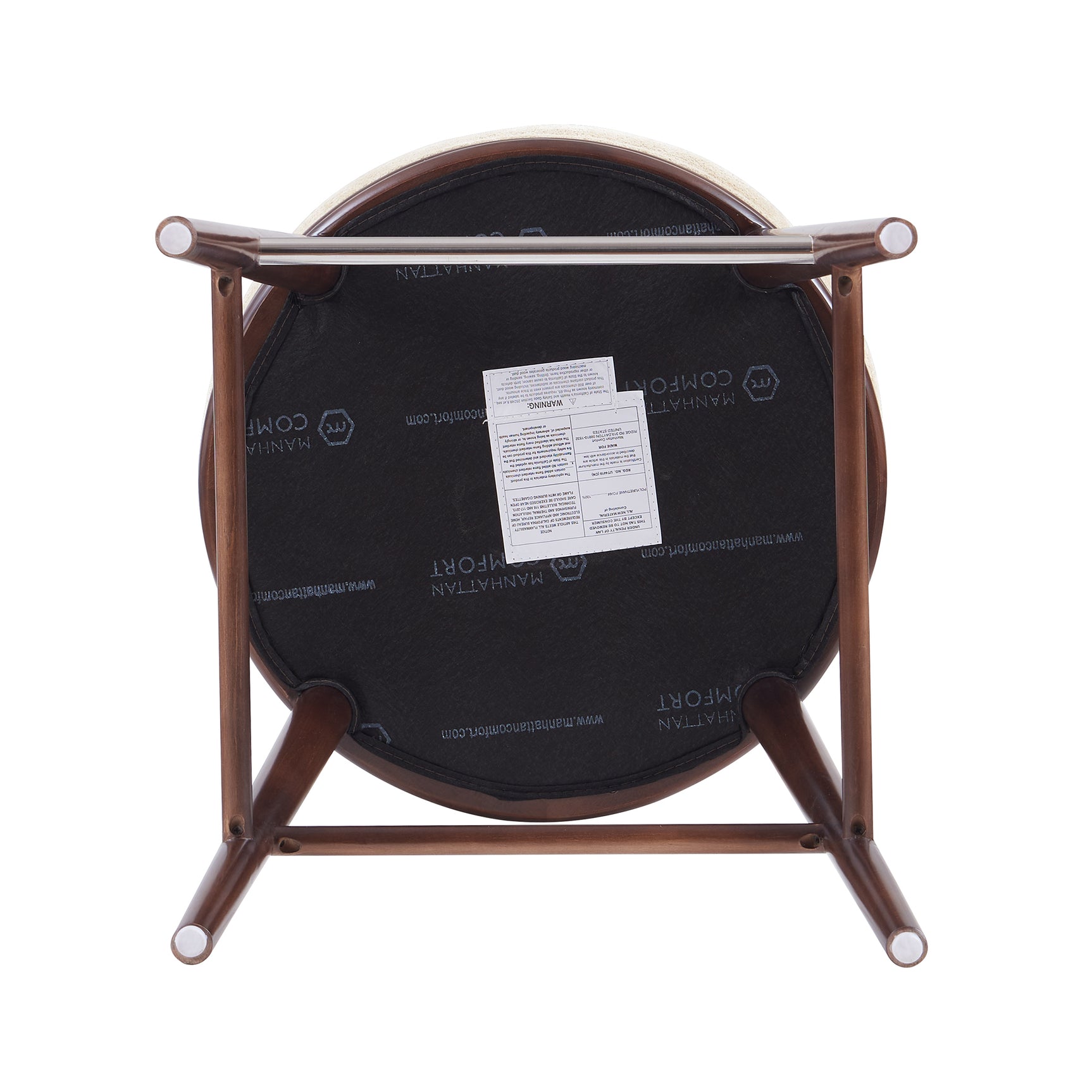 Evalyn Counter Stool in Cream - Ornate Home