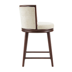 Evalyn Counter Stool in Cream (set of 3) - Ornate Home