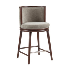 Evalyn Counter Stool in Dove (set of 2) - Ornate Home