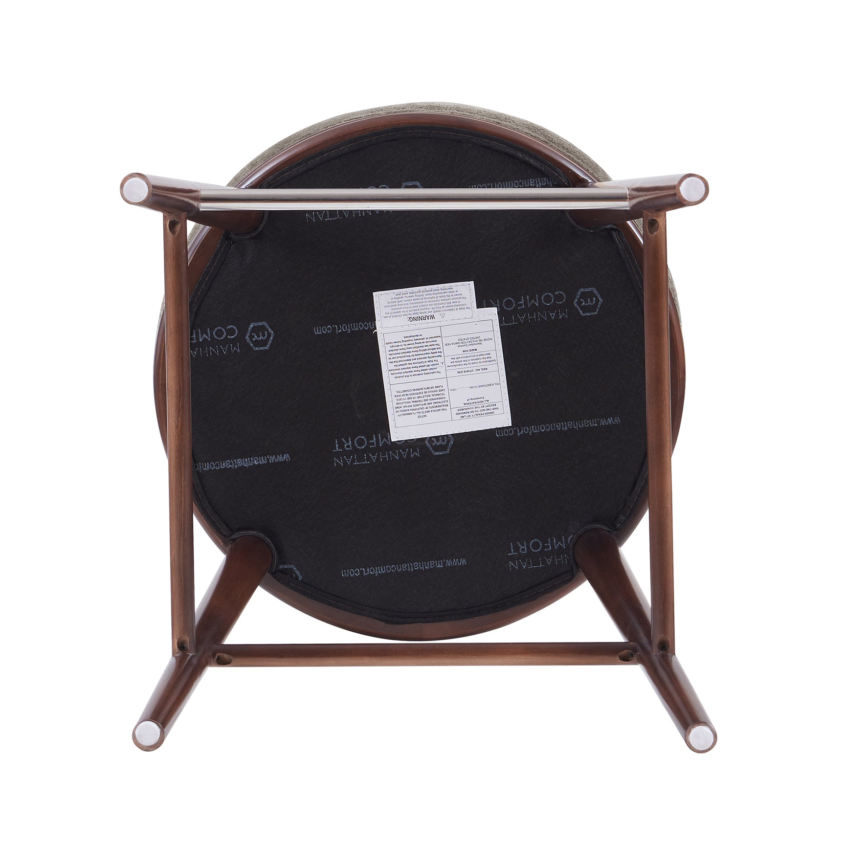 Evalyn Counter Stool in Dove (set of 2) - Ornate Home