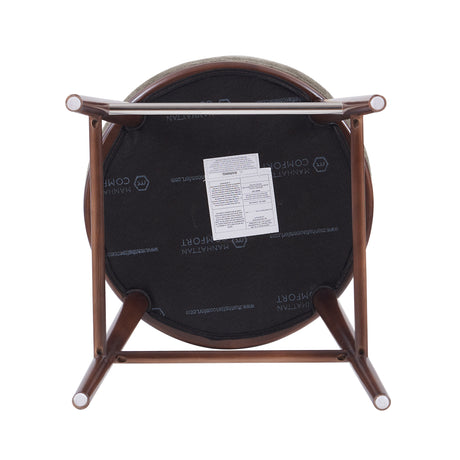 Evalyn Counter Stool in Dove (set of 2) - Ornate Home