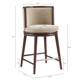 Evalyn Counter Stool in Natural - Ornate Home