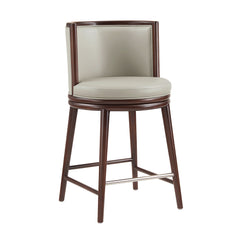 Evalyn Counter Stool in Stone (set of 2) - Ornate Home