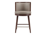 Evalyn Counter Stool in Taupe - Ornate Home