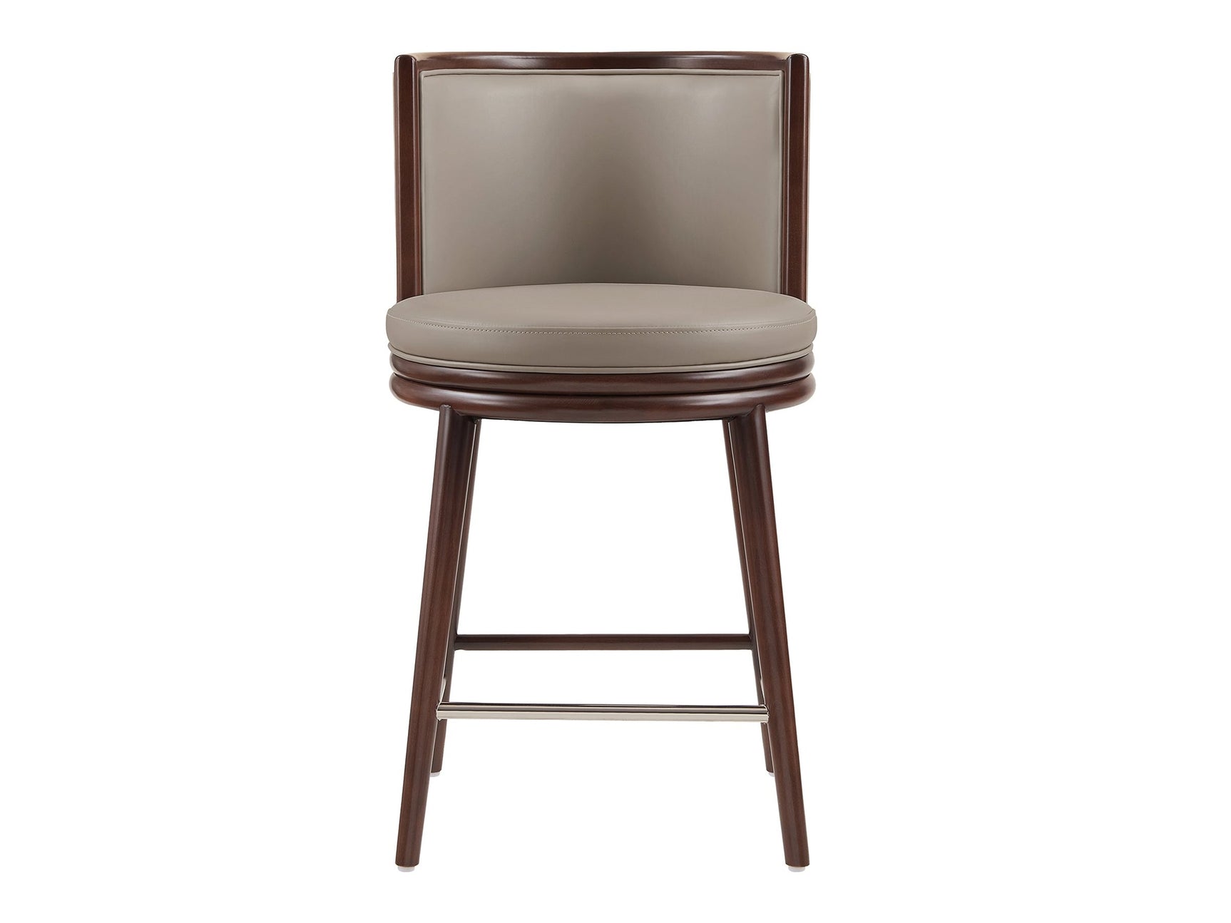 Evalyn Counter Stool in Taupe - Ornate Home