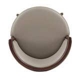 Evalyn Counter Stool in Taupe - Ornate Home