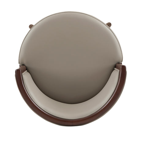 Evalyn Counter Stool in Taupe - Ornate Home