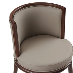 Evalyn Counter Stool in Taupe (set of 2) - Ornate Home