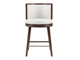 Evalyn Counter Stool in White - Ornate Home