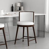 Evalyn Counter Stool in White - Ornate Home
