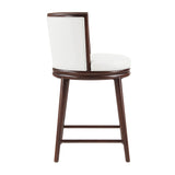 Evalyn Counter Stool in White - Ornate Home