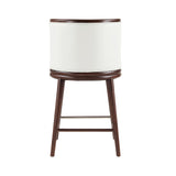 Evalyn Counter Stool in White - Ornate Home