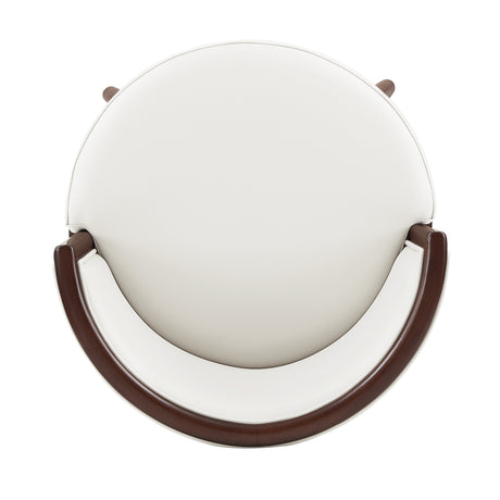 Evalyn Counter Stool in White - Ornate Home