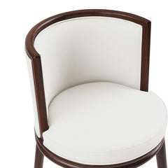 Evalyn Counter Stool in White (set of 3) - Ornate Home