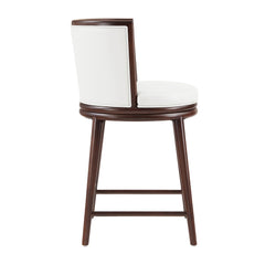 Evalyn Counter Stool in White (set of 3) - Ornate Home