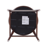 Evalyn Counter Stool in White (set of 3) - Ornate Home