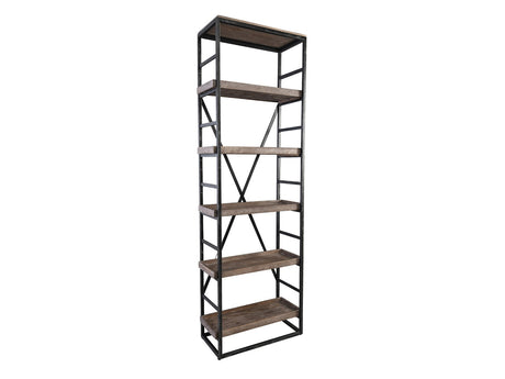 Evan Brown Bookshelf - Ornate Home