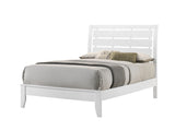 Evan White Full Panel Bed - Ornate Home