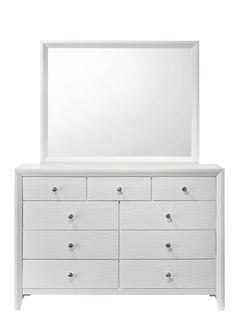 Evan White Panel Bedroom Set - Ornate Home