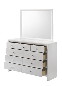 Evan White Panel Bedroom Set - Ornate Home