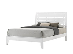 Evan White Queen Panel Bed - Ornate Home