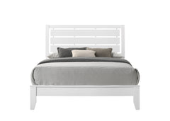 Evan White Queen Panel Bed - Ornate Home