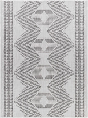 Evana Gray Outdoor Area Rug - Clearance - Ornate Home