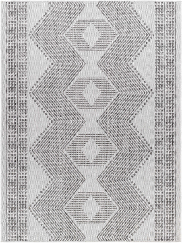 Evana Gray Outdoor Area Rug - Clearance - Ornate Home