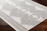 Evana Gray Outdoor Area Rug - Clearance - Ornate Home