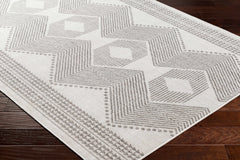 Evana Gray Outdoor Area Rug - Clearance - Ornate Home