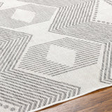 Evana Gray Outdoor Area Rug - Clearance - Ornate Home