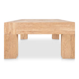 Evander Aged Oak Rectangle Coffee Table - Ornate Home