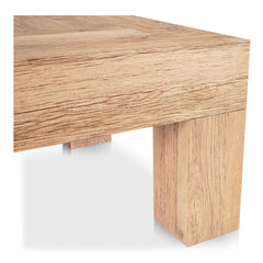 Evander Aged Oak Rectangle Coffee Table - Ornate Home