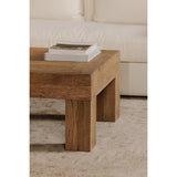 Evander Aged Oak Rectangle Coffee Table - Ornate Home