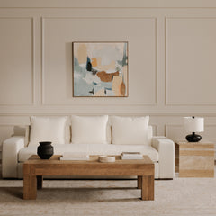 Evander Aged Oak Rectangle Coffee Table - Ornate Home