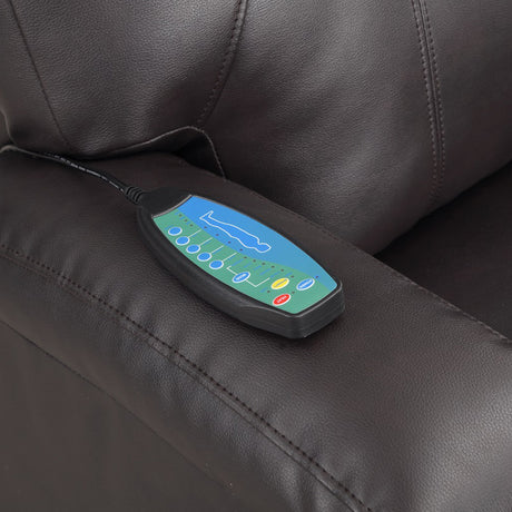 Evander Brown Power Lift Recliner - Ornate Home