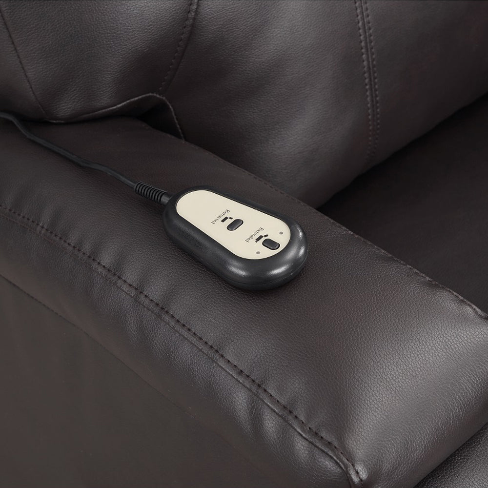 Evander Brown Power Lift Recliner - Ornate Home