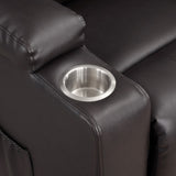 Evander Brown Power Lift Recliner - Ornate Home