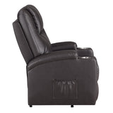 Evander Brown Power Lift Recliner - Ornate Home