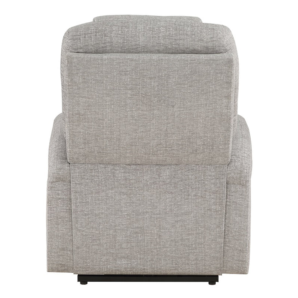 Evander Gray Power Lift Recliner - Ornate Home