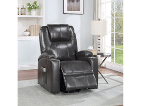 Evander Gunmetal Power Lift Recliner - Ornate Home