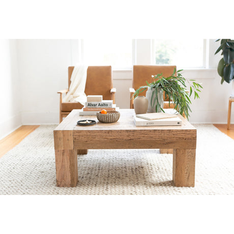 Evander Natural Coffee Table - Ornate Home