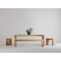 Evander Natural Dining Stool - Ornate Home