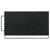 Evander Natural and Black Accent Storage Cart w/ Casters - Ornate Home