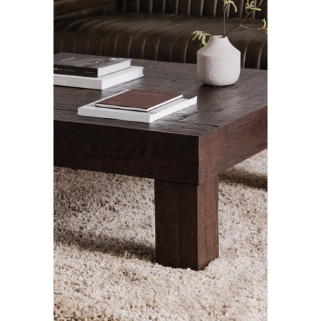 Evander Rustic Brown Coffee Table - Ornate Home